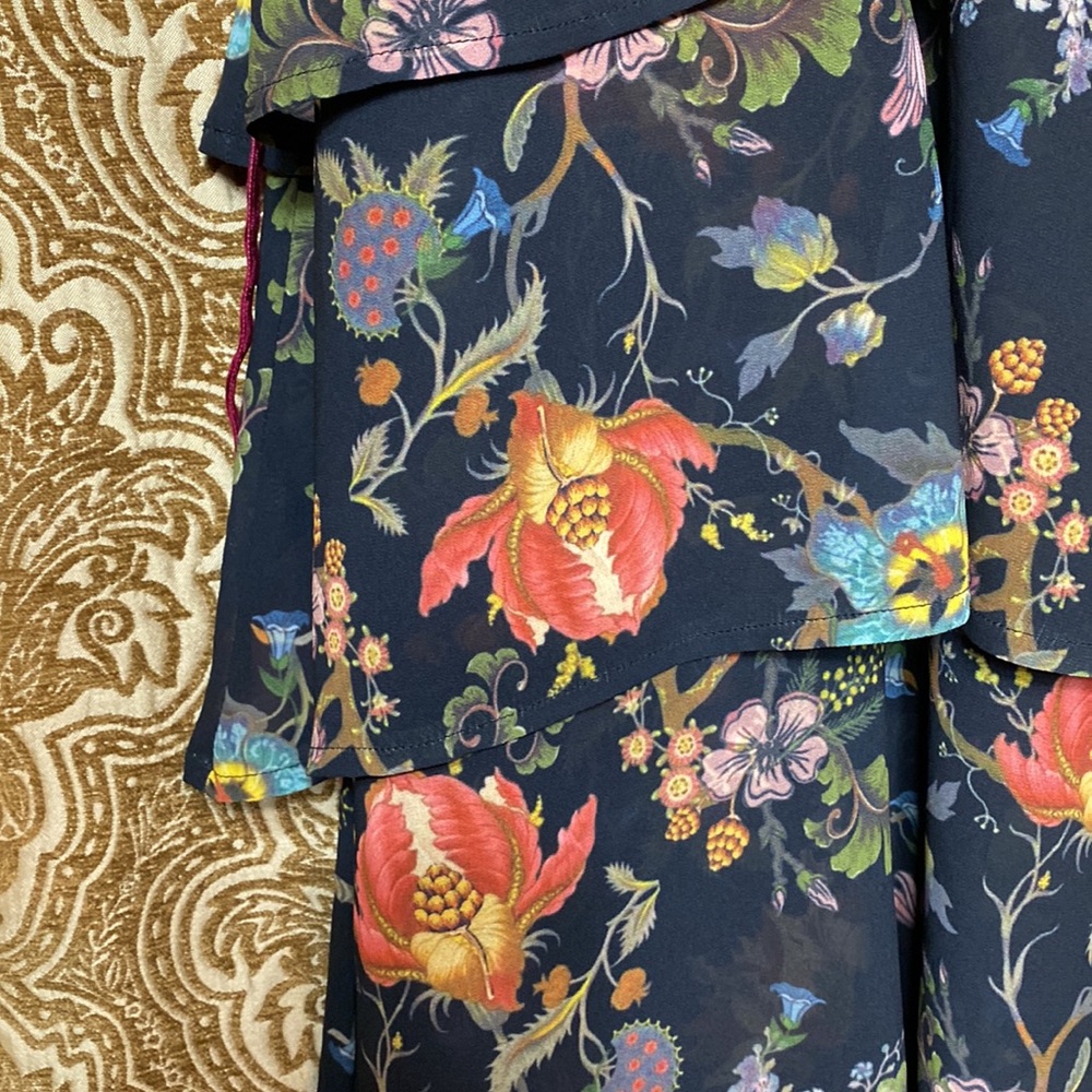 •fridayiminlove• {Cascade Dreams} Maxi Dress (navy / burgundy) - Picture 16 of 17